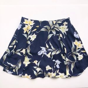 Flowy Floral Mini Skirt with built-in shorts